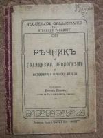 Речник за галицизми, неологизми и фамилиярни френски изрази